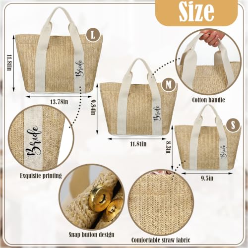 Bolso tote playero para despedida de soltera 8 piezas miniatura 4