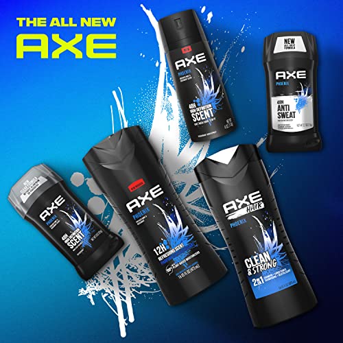 AXE Body Wash 12h Refreshing Scent Phoenix Crushed Mint & Rosemary Men