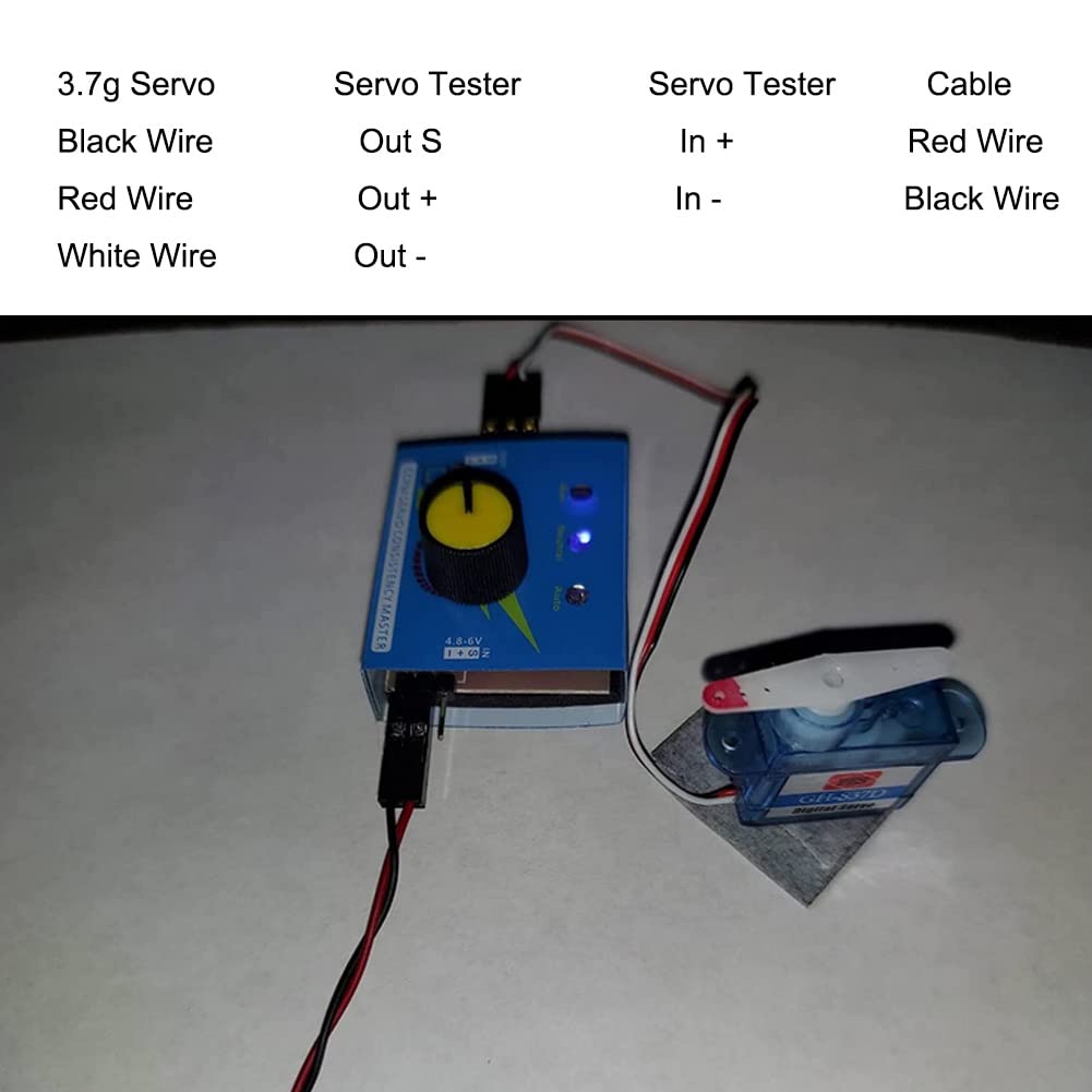 6 unidades de mini servo azul GH-S37D Digital Servo Micro sin núcleo para control de dirección de vuelo RC avión coche barco