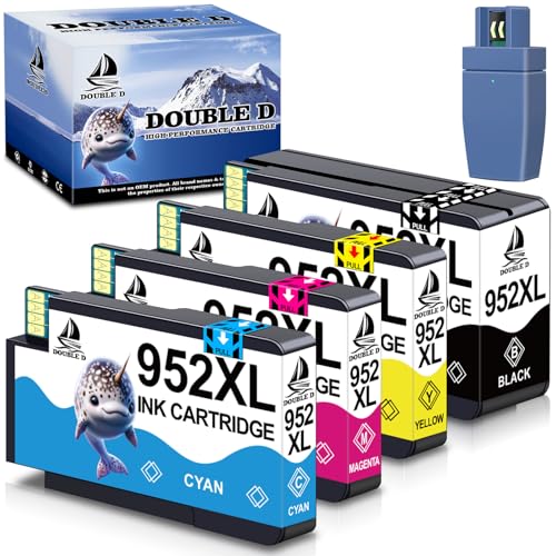 Cartuchos de tinta compatíveis 952XL com dispositivo de atualização de chip para HP 952 952XL Combo