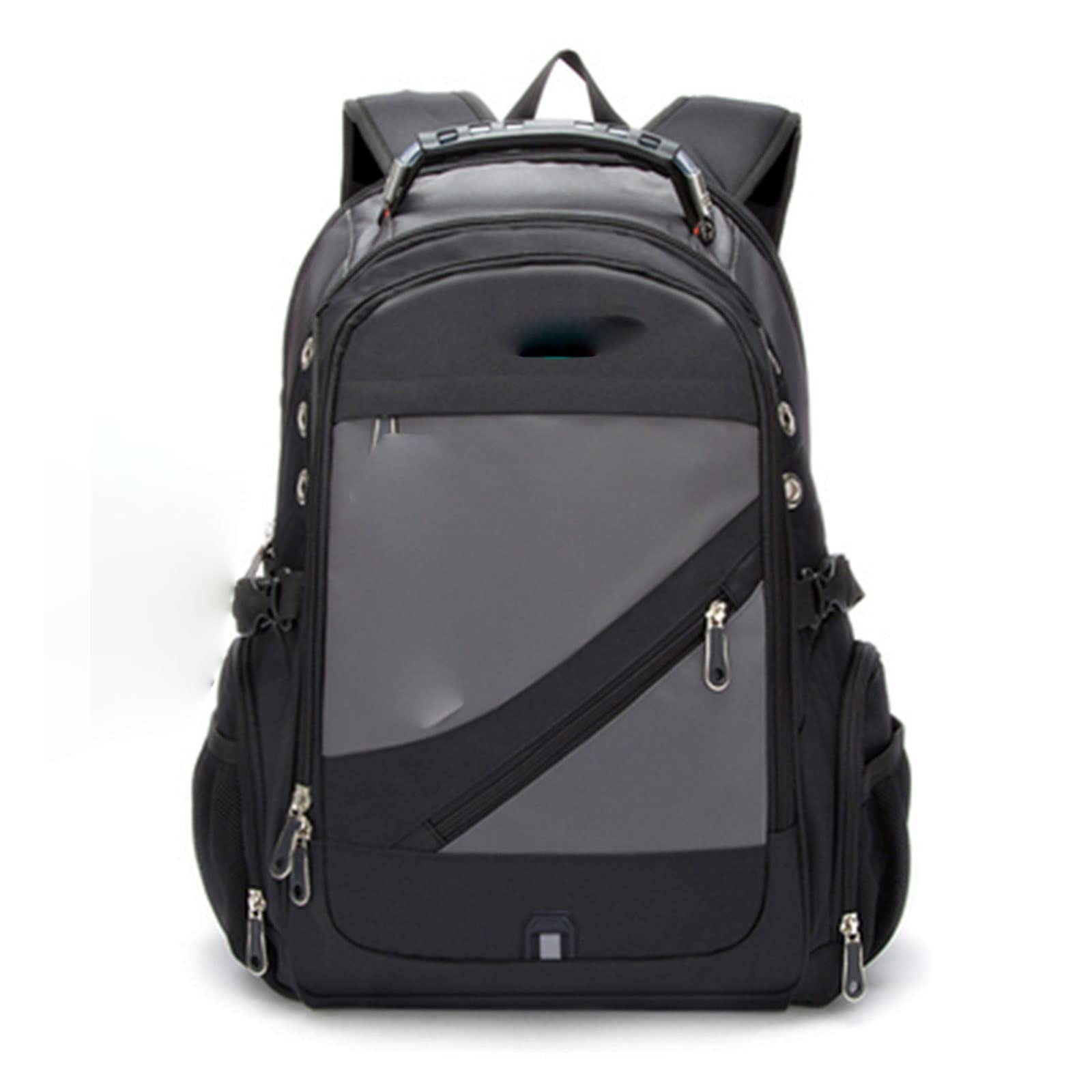 YIPOCHMens backpack School Bags Boy Backpacks Brand Design Teenagers Best Students Travel Usb Charging Waterproof Schoolbag (Color : Dark Grey)