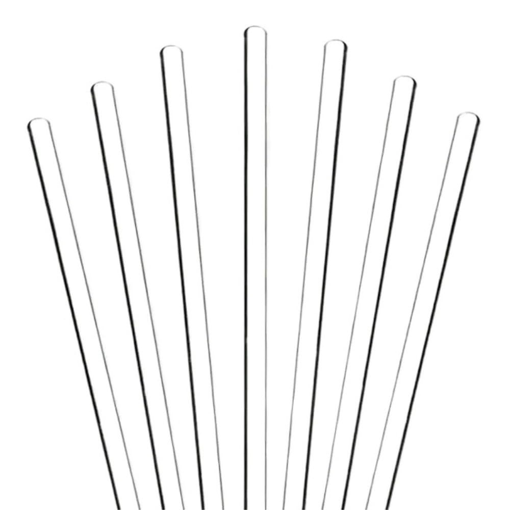 Asta di miscelazione trasparente Barre di vetro for agitazione, bacchetta trasparente da laboratorio, resistenza agli urti for esperimenti scientifici | 10x200mm