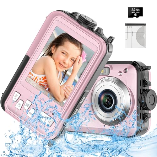 Amazon | 防水カメラ1080P 30MP 防水デジカメ 動画＆写真 16倍