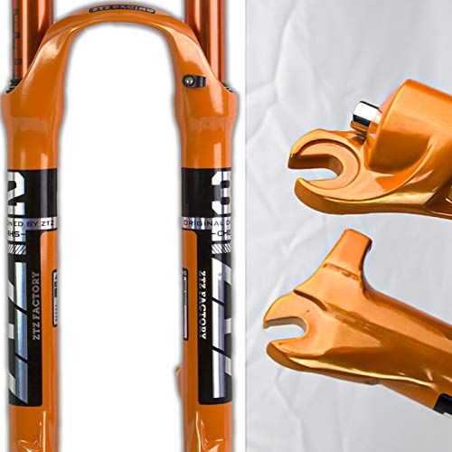 Ztz 26/27.5/29 Inch Mtb Air Suspension Fork，120Mm Travel,1 1/8 Straight Tube, Qr 9Mm*100Mm, Manual/Remote Lockout, Ultralight Xc/Am Mountain Bike Front Fork #TOP5