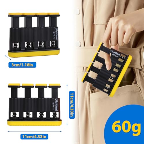 Adjustable Finger Strength Trainer and Grip Exerciser – Ultimate Lower Resistance Hand Conditioning Device Practice Aid and Instrument Warm-Up Tool - Image 3