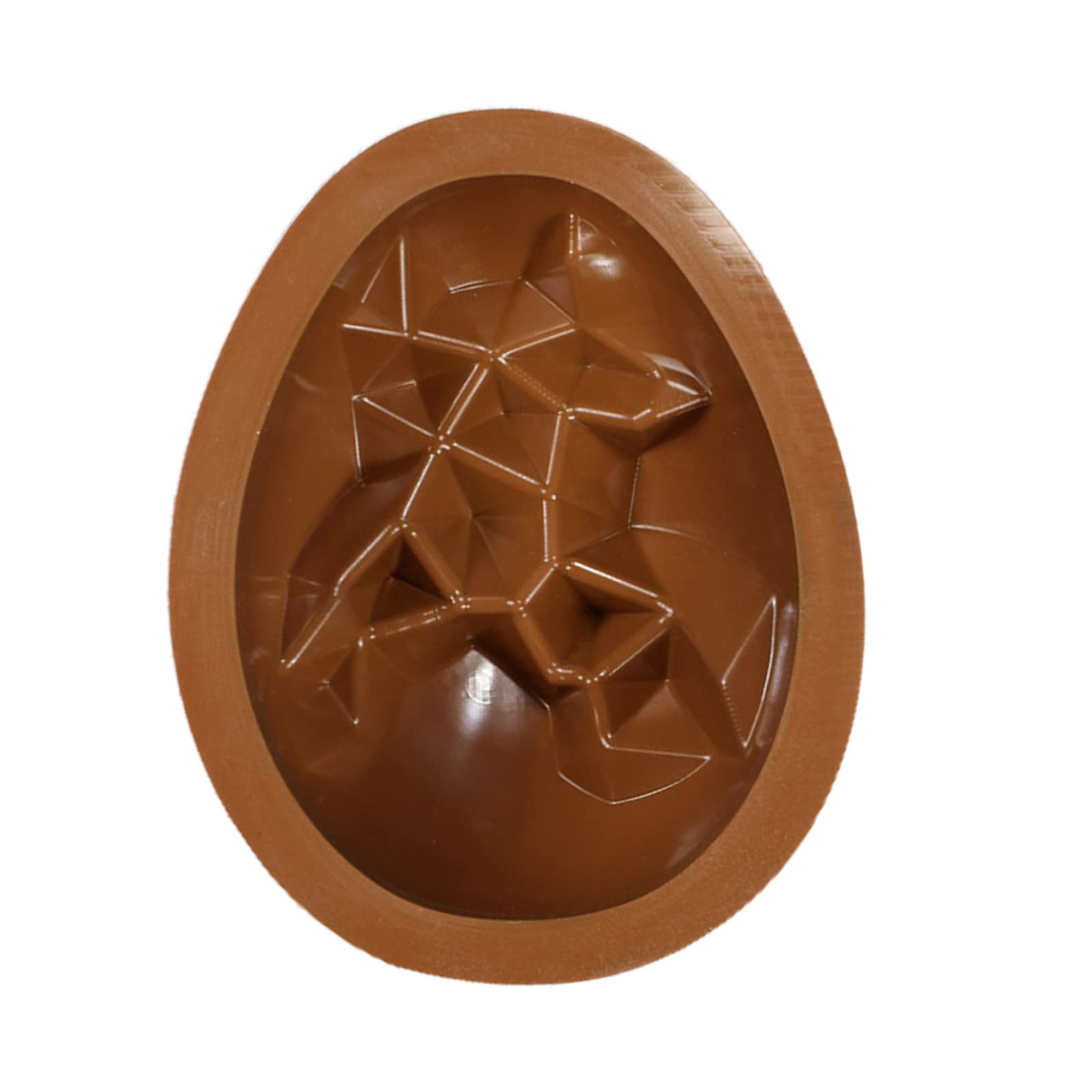 Tsophreniq Dinosaur Egg Cake Silicone Crystal Epoxy Chocolate Baking Mold Cake Molds for Desserts Jelly Dome Mousse Silicone Candy Molds Shapes