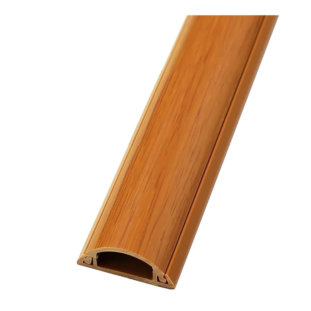 Canaleta para gestión de Cables de 100 cm, conducto para Cables de Pared, ocultador de Cables Adhesivo para el hogar, la Oficina, el almacén y la fábrica (Estilo 7, 5 Cables) - Ordena y orga
