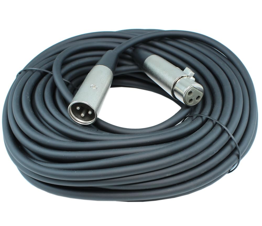 MyCableMart 50Ft XLR 3P Male/Female Microphone/Audio Mixer Cable