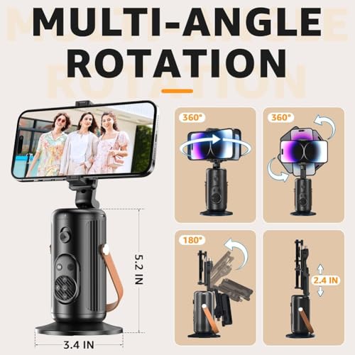 Gimbal seguidor completamente automático Suoumwa Q04 para smartphone 6