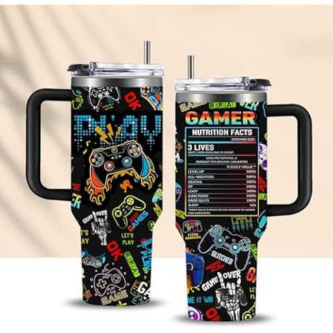 CGMIBAS 40oz Gamer Tumbler Cup Cover