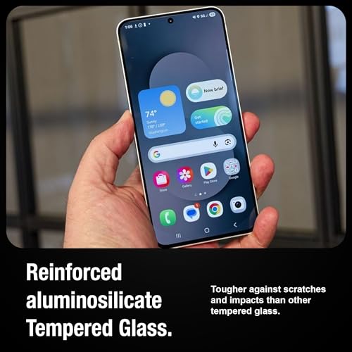 Image of Supershieldz NeoGuard HD+ Tempered Glass Screen Protector Guard for Samsung Galaxy S25 Fe, 9H Hardness | Case-Friendly | Easy Installation Kit