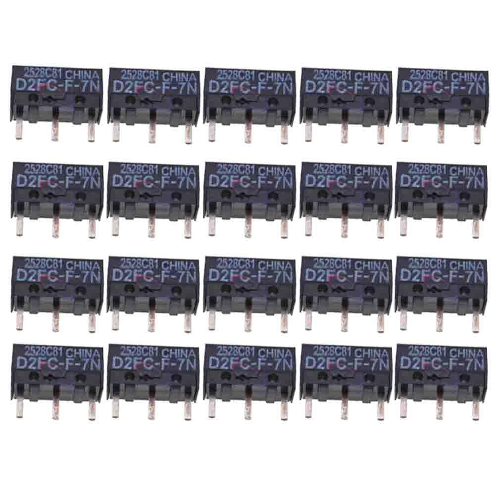 Micro Switch D2FC-F-7N Replacement for 10M Mouse, Pack of 20-image-7