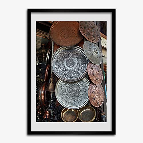 Cadre photo 50x70 cm Tulup en bois MDF pour affiche et peinture moderne