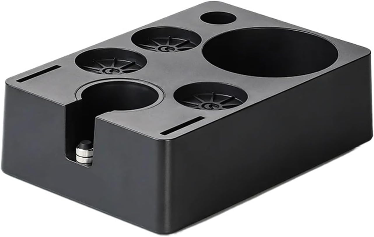 MeLphi Coffee tampons Base 51/58mm Neutral Powder Dispenser tampons Tool Storage Base Set Coffee Machine Accessories(Black,51-58mm)