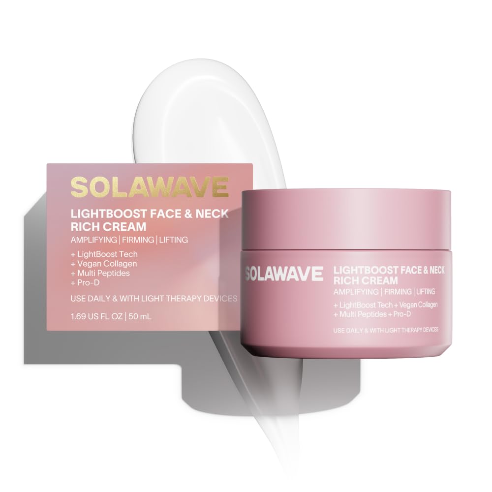 Solawave Solawave LightBoost Rich Cream for Face & Neck, 1.69oz
