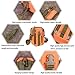 flintronic Bolsa Cintura Táctica, Bolso Cinturón Táctica Militar Compacta 1000D Nylon para...