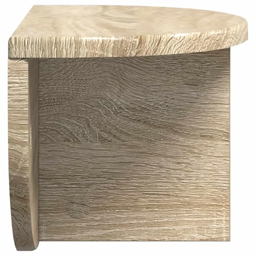 Support flottant chêne 38 cm pour optimiser vos murs vides avec style - 7