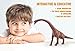 Zooawa Brachiosaurus Dinosaur Figure Toy - Dark Brown