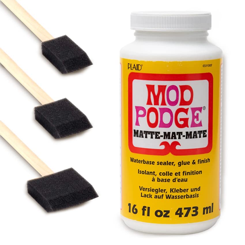 Buy Mod Podge CS11302 16 oz Matte Waterbase Sealer, Glue and Finish