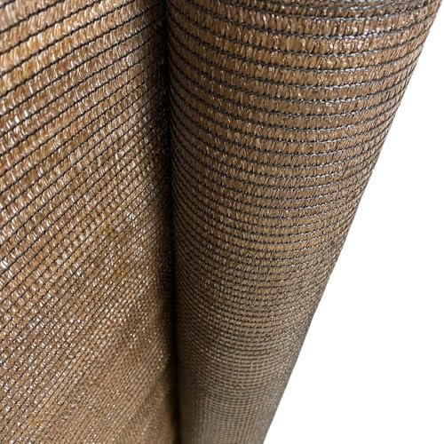 Mugar - Malha de sombra castanha com 90 g/m2 - 90 % de esconderijo- traz sombra e privacidade (2 x 10 m)