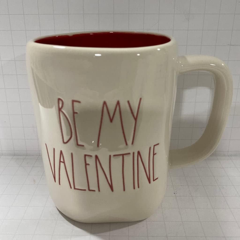 Rae Dunn HUGS - KISSES 2 sided Mug - Ceramic - very rare!