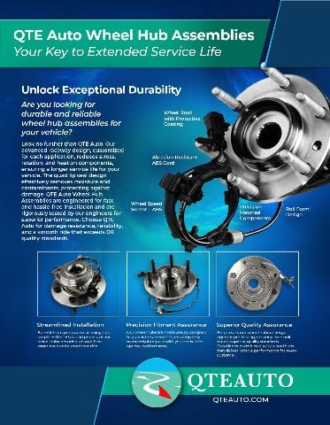 PM Auto Rear Wheel Hub Bearing Assembly Replacement for 1998-2002 Honda Accord - Image 7