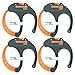 Price comparison product image Cable Cuff PRO (4 Pack: 4X Large 3 Inch Diameter) Adjustable, Reusable, Cable Tie Replacements for Extension Cords or Electronics