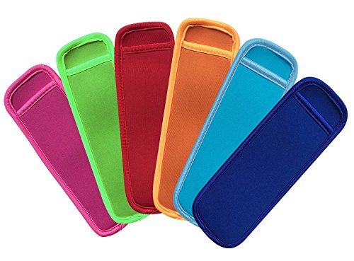 Ozera 130 Pack Ice Pop Molds Popsicle Bags Freeze Disposable Pouches - Come With Silicone Funnel, One Size, 150 Pcs