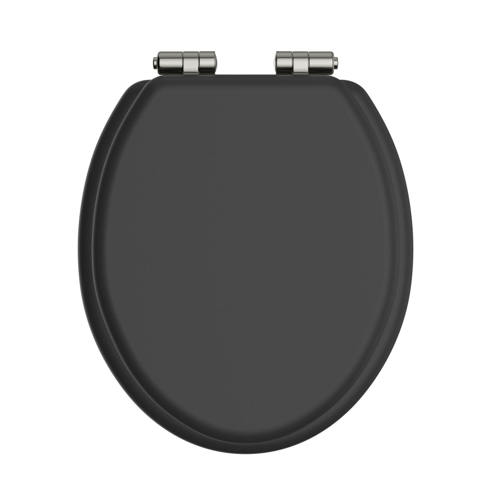 Hpw Black, Vintage Gold Hinges Heritage Black Toilet Seat With Soft Close Vintage Gold Hinges