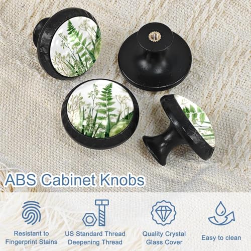Boutons d'armoire de commode noirs pour rénovation meuble