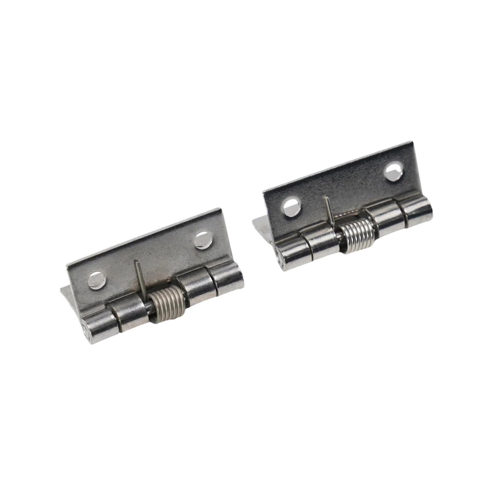 Wsqhao One Color 6Pcs Self Closing Door Hinge Spring Hinges 304 Stainless Steel Furniture Parts For Doors(2 Inch)