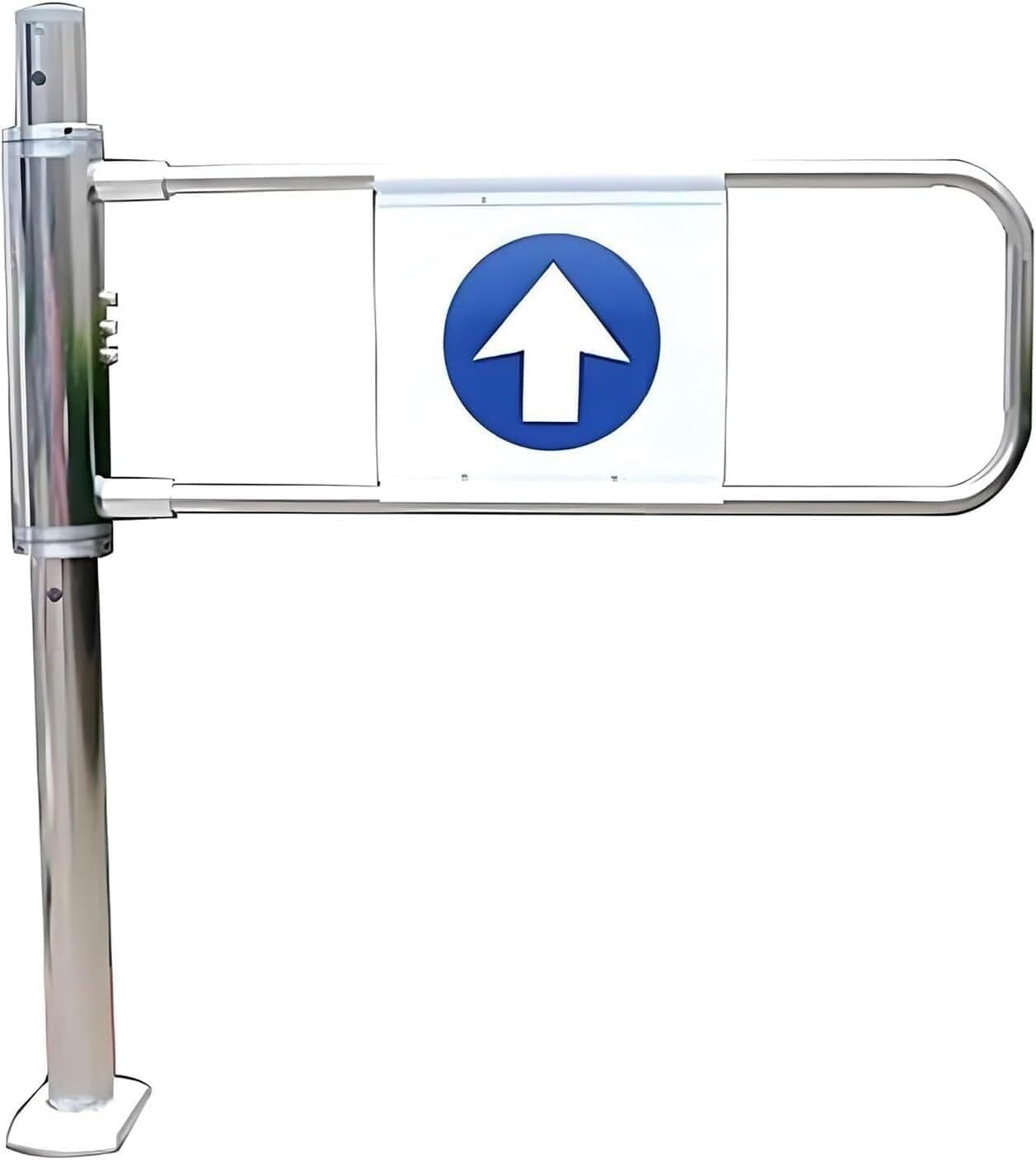 Swing Security Gate, 1-Way Entrance for Safety, Ideal for Home or Office Use(Leftdoor,60x100cm)