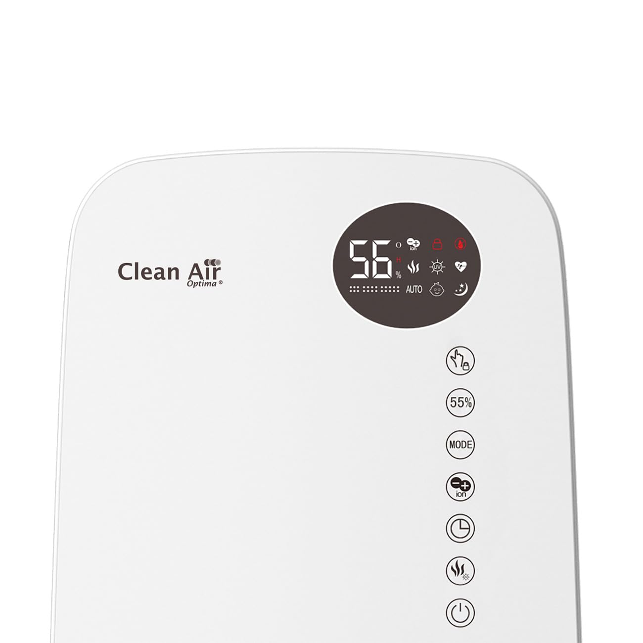 Humidificador con ionizador y aromaterapia – Clean Air Optima CA-607W Smart – Humidificación máx. 480 ml/h – Capacidad del depósito de agua 5,5 litros – Adecuado para habitaciones de hasta 65 m²/160