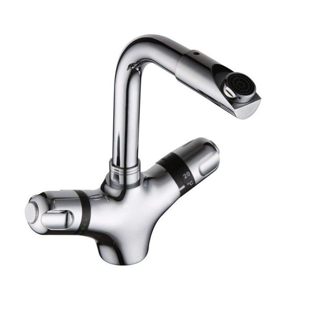 Miscelatore termostatico per lavello da cucina Rubinetto monoforo Rubinetto termostatico per cucina con acqua calda e fredda