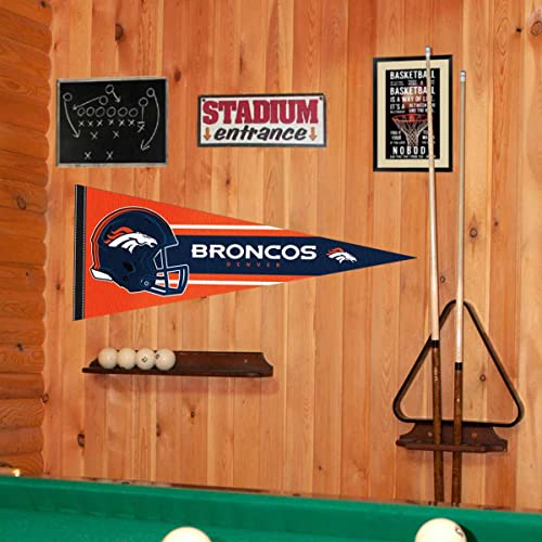 Denver Broncos Official 30 inch Large Pennant - Image 3