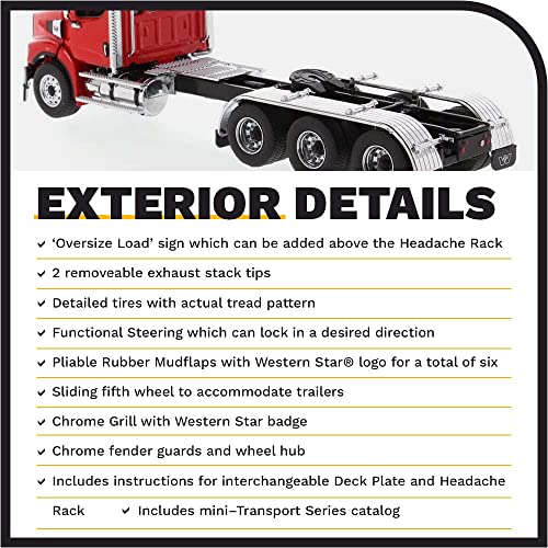 Diecast Masters Western Star 49X SB Tridem Tractor 1:50 miniatura 5