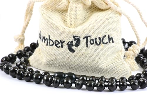 Baltic Amber Necklace for Adult - Natural Amber from Baltic Region, Genuine Baltic Amber (17.7 inch, cherry)