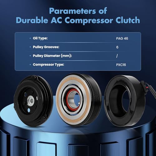 Image of ECCPP AC Compressor Clutch Kit for Jaguar XF L4 2.0L 2013-2015