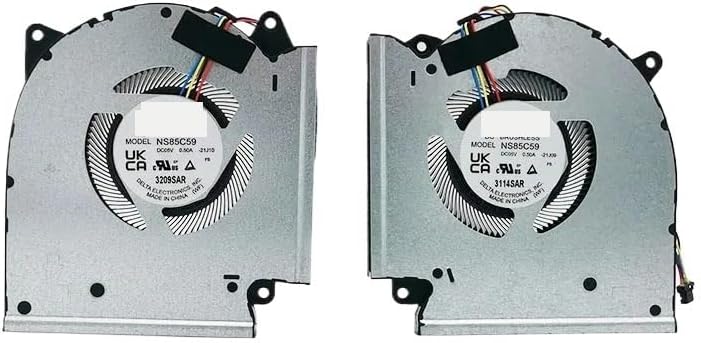 Laptop CPU GPU Cooling Fan Cooler for Asus for ROG for Strix G15 G513RC G17 G713RC NS85C59 21J10 21J09 13NR0850P1021 13NR0850P2021A Pair Fan 5V