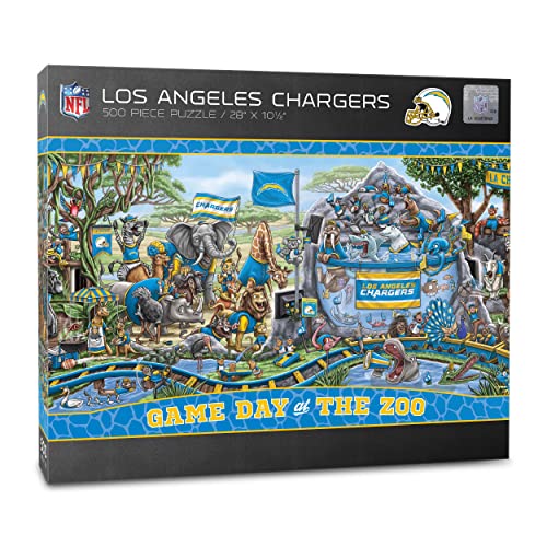 YouTheFan NFL Los Angeles Chargers “Game Day At The Zoo” 500 Puzzle