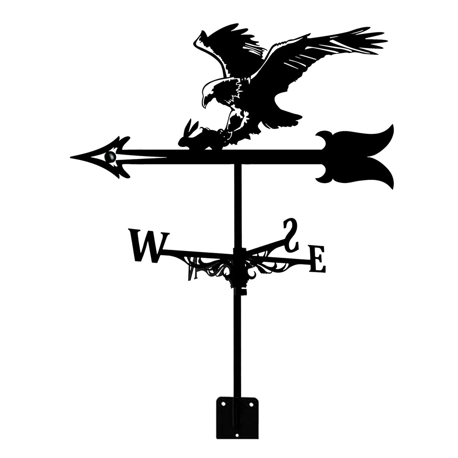 Girouette vent hibou rétro pour la décoration de votre jardin
