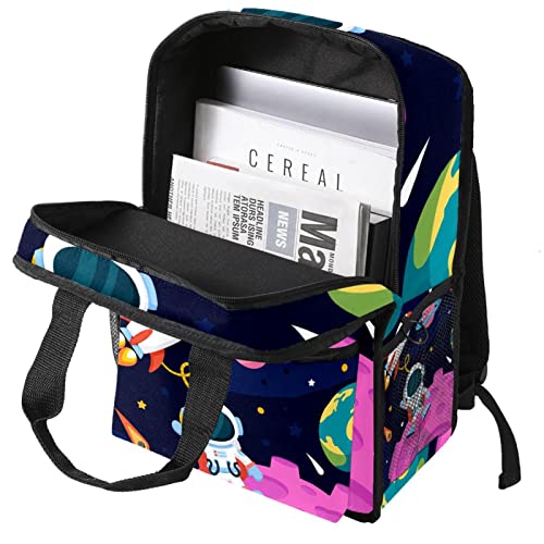 Sac à dos garçons espace bandoulière réglable multicolore