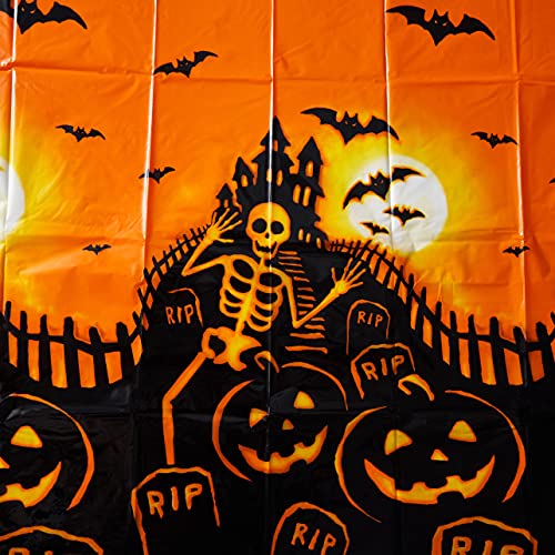 THE TWIDDLERS 80 Stuks Halloween Partyset, Feestservies en Decoratie voor 12 Gasten - Bordjes, Feestbekers, Tafelkleed… - Image 7