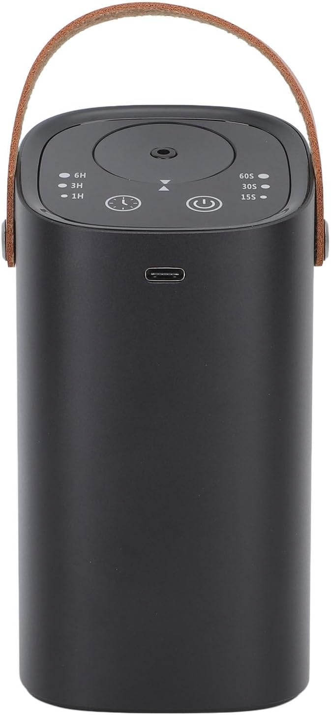 Dioche Oils Portable Waterless Aromatherapy Machine - Intelligent USB Charging Automatic Car Diffuser with Large Capacity Battery for Continuous Fragrance Release