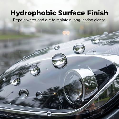 Image of Headlight Restoration Kit, Car Headlight Cleaner & Restorer Polishing Kit | Restoration Spray, No Power Tools Required, For Yellowed Oxidized Foggy Plastic Lenses, Fits Most Automotive Headlamps