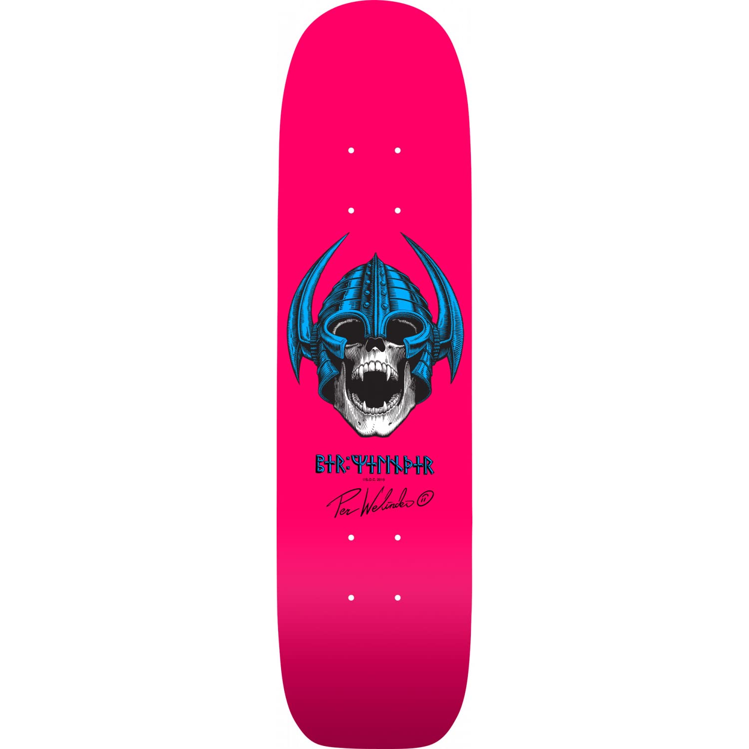 Powell Peralta Planche de skateboard Welinder Freestyle Pink Old School Reissue
