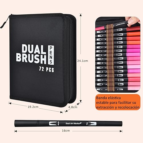 Lista de Marcadores punta pincel comprados en linea. 4