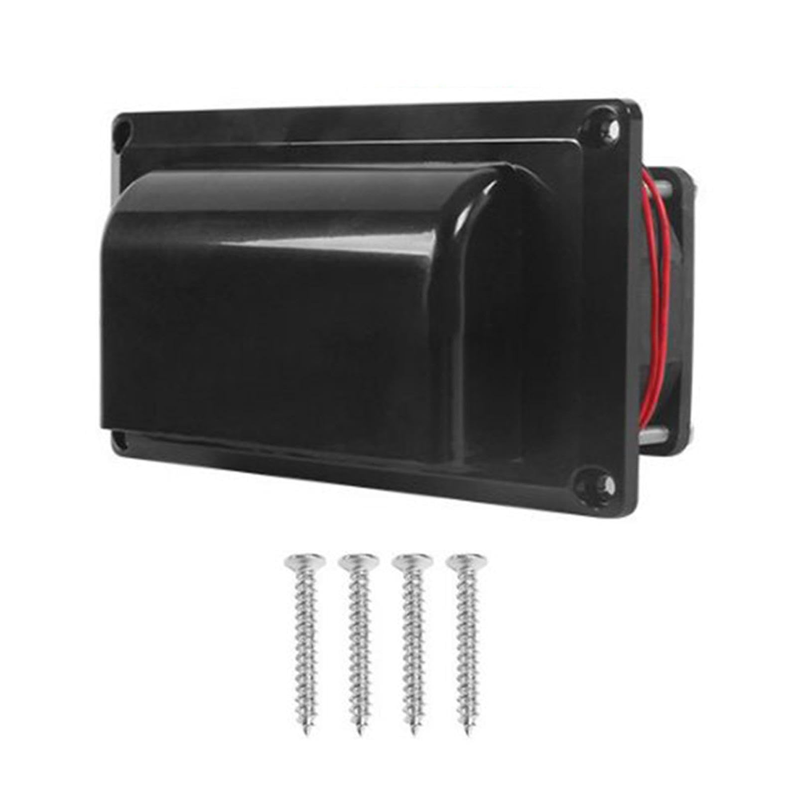Ventilador de ventilación lateral para RV de 12V negro y compacto para caravana 7