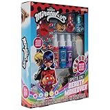 Hobby Lobby ZAG HEROEZ Miraculous Beauty Makeover Kit, Hair Dye Sprays, Nail Polish Set with Ladybug Earrings, Craft