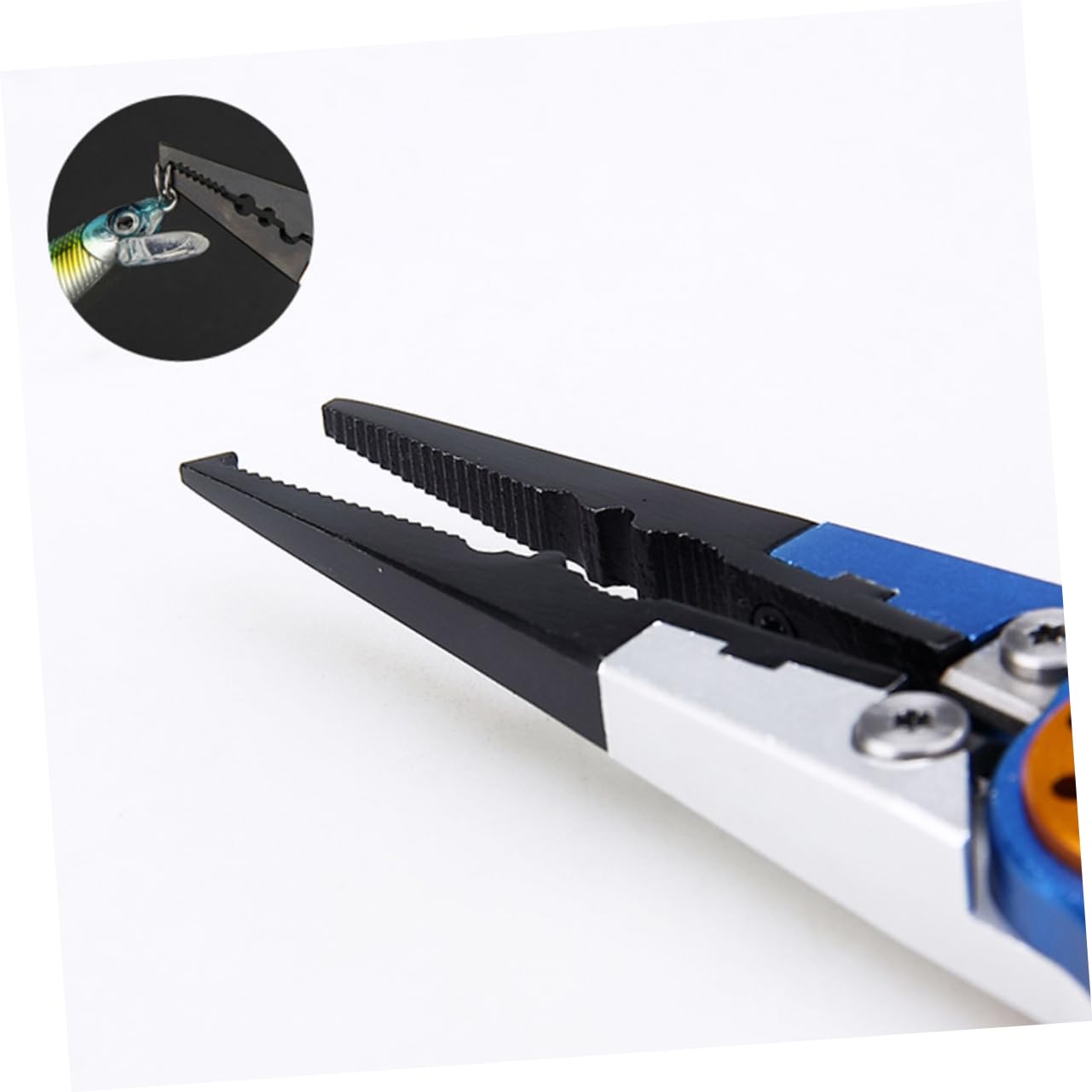 Pinza da Pesca Multifunzione Ht1005 in Lega di Alluminio | Muso Stretto Zigrinato, Taglio in Acciaio al Tungsteno, con Cavo Metallico e Custodia in Nylon